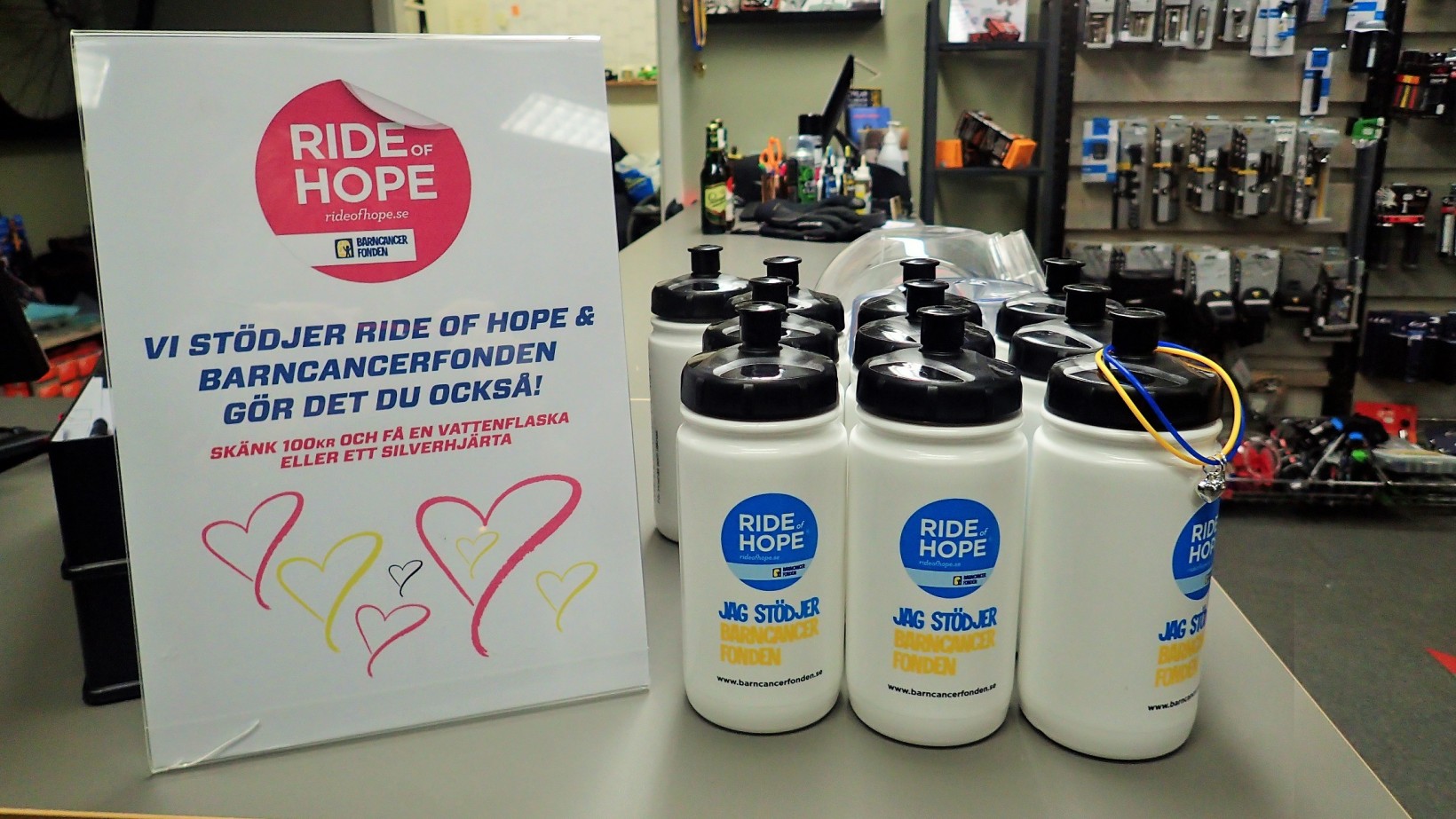 Ett stort tack till Velotek som stödjer Ride of Hope team Uppsala och hjälper till i  insamlingen till Barncancerfonden ! 